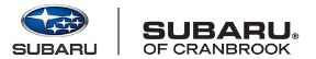 Subaru of Cranbrook footer logo