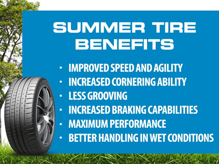 Summer tires are recommended when the average temperature is above 7 degrees C